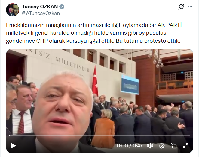 Emekli zammı g&ouml;r&uuml;şmelerinde meclis karıştı - Resim : 1