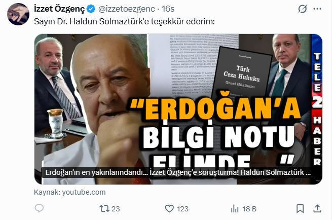 Haldun Solmaztürk'ten Erdoğan'ın hukukçusunun sitemine destek: Riskleri göz alarak kral çıplak dedi - Resim : 2