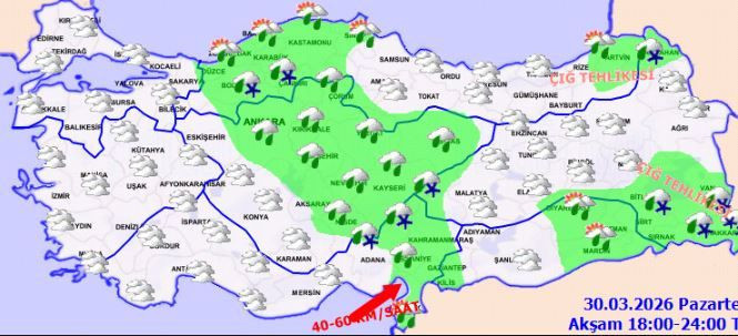 Meteoroloji’den 3 günlük kritik uyarı: Şiddetli sağanak ve fırtına hangi illeri vuracak? - Resim: 4