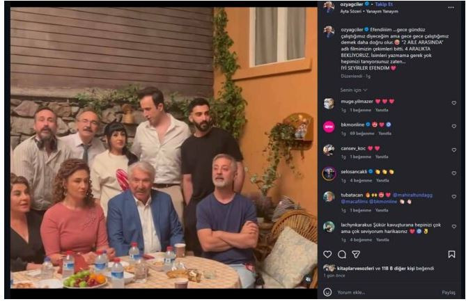 '2 Aile Arasında'nın çekimleri tamamlandı: Gülse Birsel İmzalı devam filmi 4 Aralık'ta vizyonda - Resim : 1