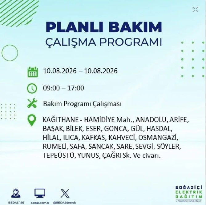 İstanbul'da elektrik kesintisi: 22 ilçenin tam listesi açıklandı - Resim: 17