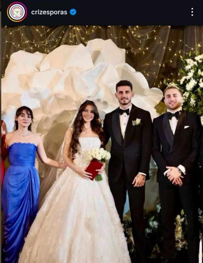 Gönül Dağı'nın Asuman'ı Hazal Çağlar ve Milli Futbolcu Samet Akaydın evlendi! 'Çayır Biçiyom Çayır' çaldı; Barış Alper Yılmaz ile damat kendinden geçti - Resim : 6