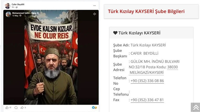 Kızılay'da paylaşım skandalı: Kadınları hedef aldı, şeriat istedi - Resim : 1