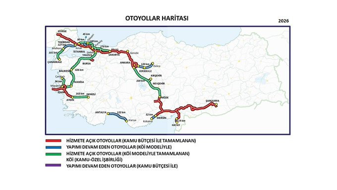 Tüm yollar şirketlerin mi olacak? Kamu bütçesiyle yapımı devam eden otoyol yok - Resim : 1