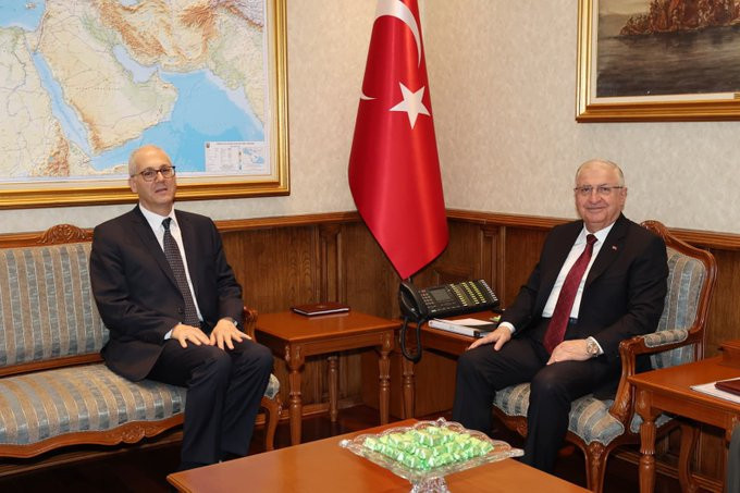 Bakan Güler, Mısır Büyükelçisi'ni kabul etti - Resim : 1