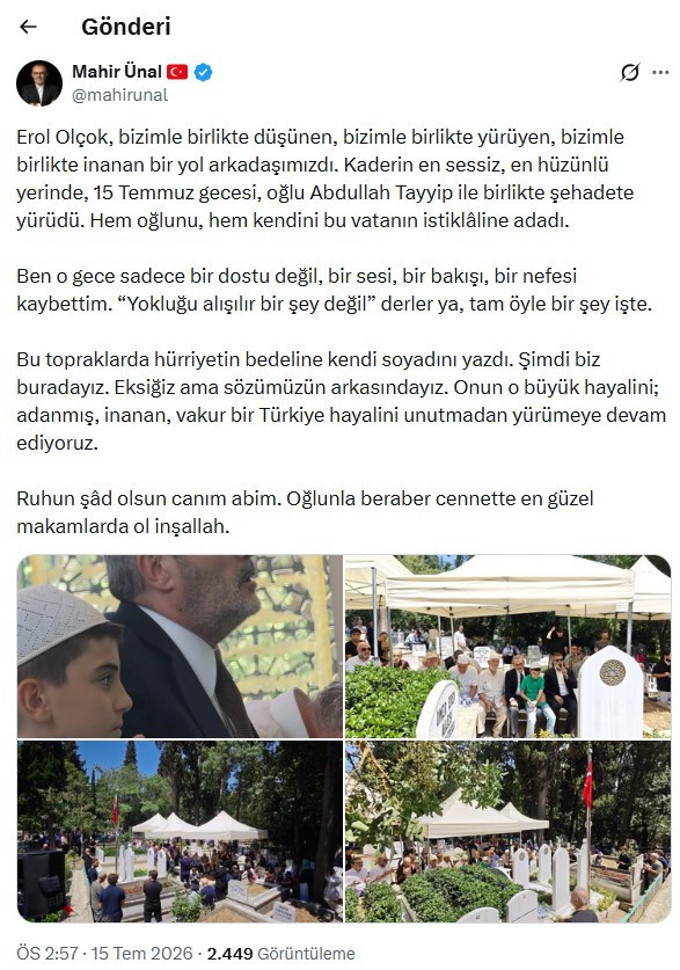 Erdoğan'ın aklı denilen Erol Olçok olayında unutulan ABD detayı - Resim : 1