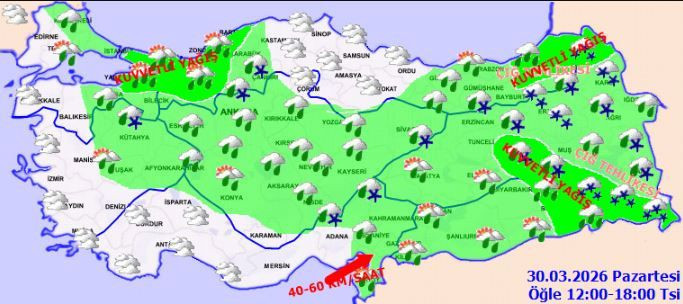 Meteoroloji’den 3 günlük kritik uyarı: Şiddetli sağanak ve fırtına hangi illeri vuracak? - Resim: 3