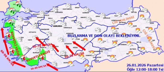Meteoroloji’den kırmızı alarm: Kış fırtınası başlıyor… Bu bölgelerde yaşayanlar dikkat - Resim: 2