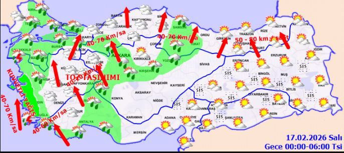 İçişleri alarm verdi: Bugün ve yarın sağanakla fırtına geliyor… Sarı kodlu iller hangileri? - Resim: 4