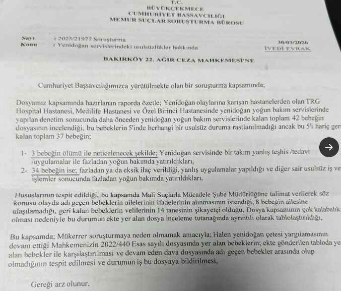 Yenidoğan Çetesi davasında yeni gelişme: 3 bebek daha ihmal kurbanı - Resim : 1