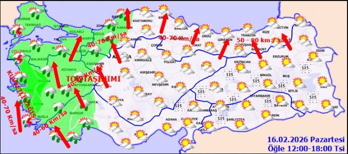 İçişleri alarm verdi: Bugün ve yarın sağanakla fırtına geliyor… Sarı kodlu iller hangileri? - Resim: 2