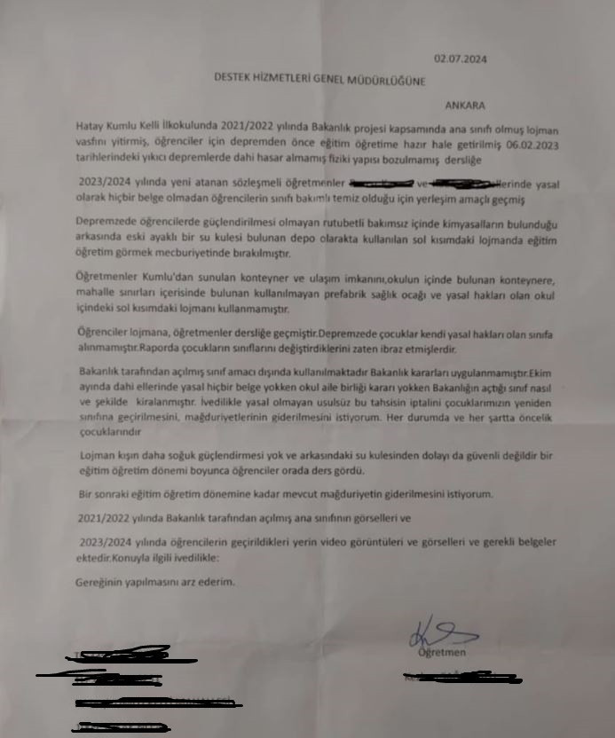 Hatay'da skandal iddialar: Yıkım kararı olan binalarda eğitim verildi, &ouml;ğrencilerin okulları elinden alındı - Resim : 10