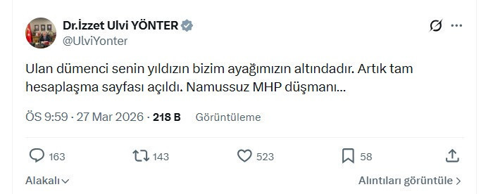 &lsquo;Ajan&rsquo; &ccedil;ıkışı sonrası MHP&rsquo;de istifa: Y&ouml;nter g&ouml;revini bıraktı - Resim : 1