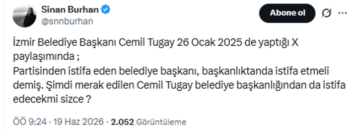 Cemil Tugay'ın istifasının ardında ne var, 3 günde ne değişti? Belediye Başkanlığını bırakacak mı? - Resim : 2