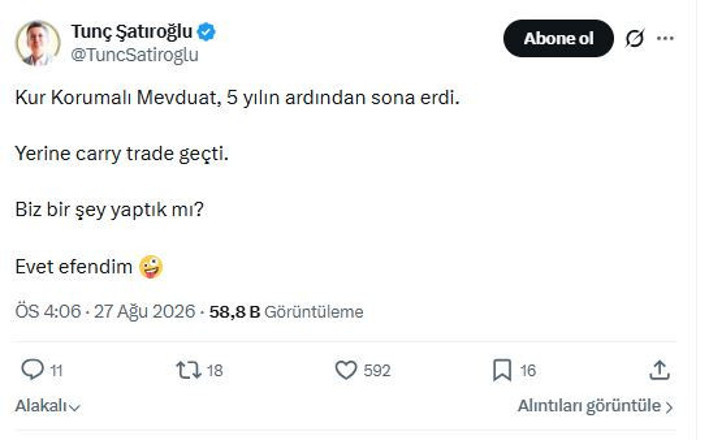 Ekonomistlerden KKM'nin kaldırılmasına ilk yorum: Bir başkası geldi - Resim : 1