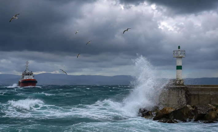 Meteoroloji il il uyardı: Ege'de 6 ile sarı kod, 80km hızda rüzgar - Resim: 23