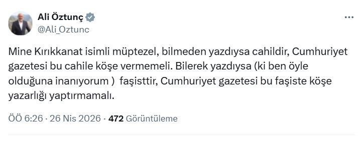 Özgür Özel'den Mine Kırıkkanat'a 'Kılıç artığı' tepkisi - Resim : 5