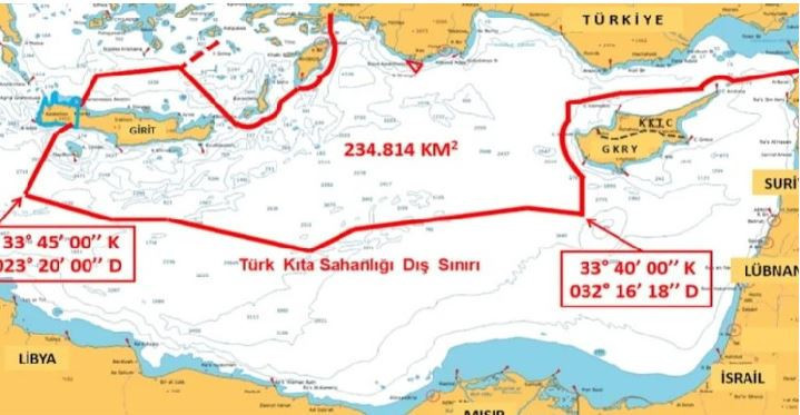Erdoğan'a yetki verildi: T&uuml;rkiye, Akdeniz haritasını yeniden &ccedil;izecek Bloomberg duyurdu - Resim : 1