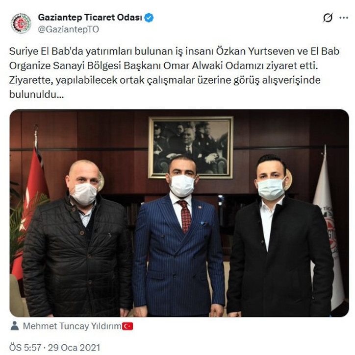 IŞİD'in finansörü ticaret odasında ağırlanmış: Türkiye'nin projesinde başkan olmuş - Resim : 1