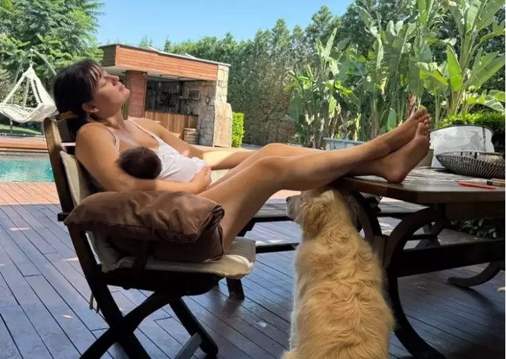 8 ay önce anne olmuştu: Gizem Karaca kızının yüzünü ilk kez paylaştı - Resim: 4