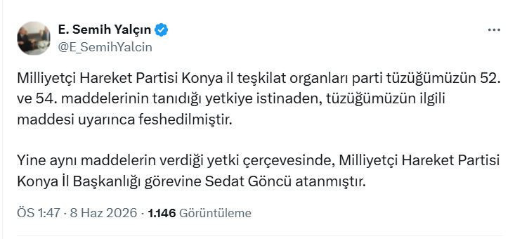 MHP'de bir il teşkilatı daha feshedildi - Resim : 1