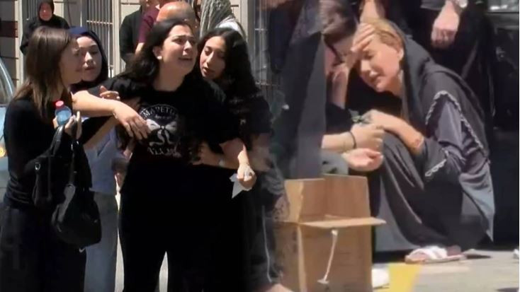 Can Polat'ın cenazesinde sinir krizi: Dilan Polat yere yığılıp ağladı - Resim : 1