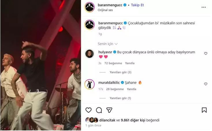 Şakşuka’nın kralı Tarık Mengüç'ün oğlu Baran sahnede coştu! Hülya Avşar sessiz kalamadı - Resim: 6