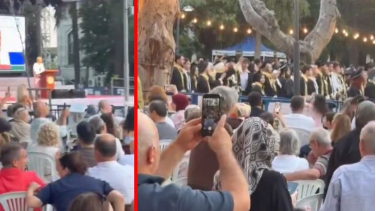 İstanbul Üniversitesi’nde protesto: Öğrenciler rektöre sırtını döndü - Resim : 1