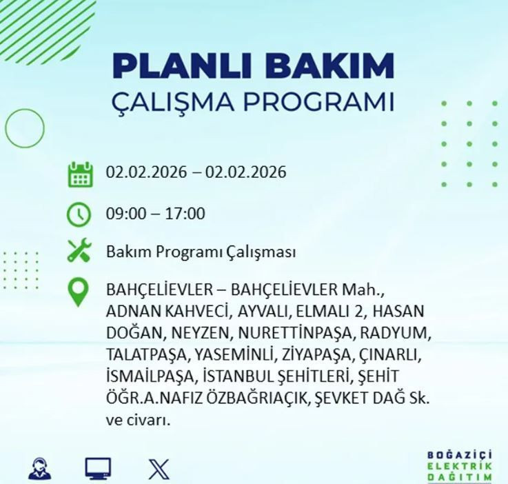 İstanbul karanlığa gömülecek: 21 ilçede 9 saat elektrik kesintisi - Resim: 9