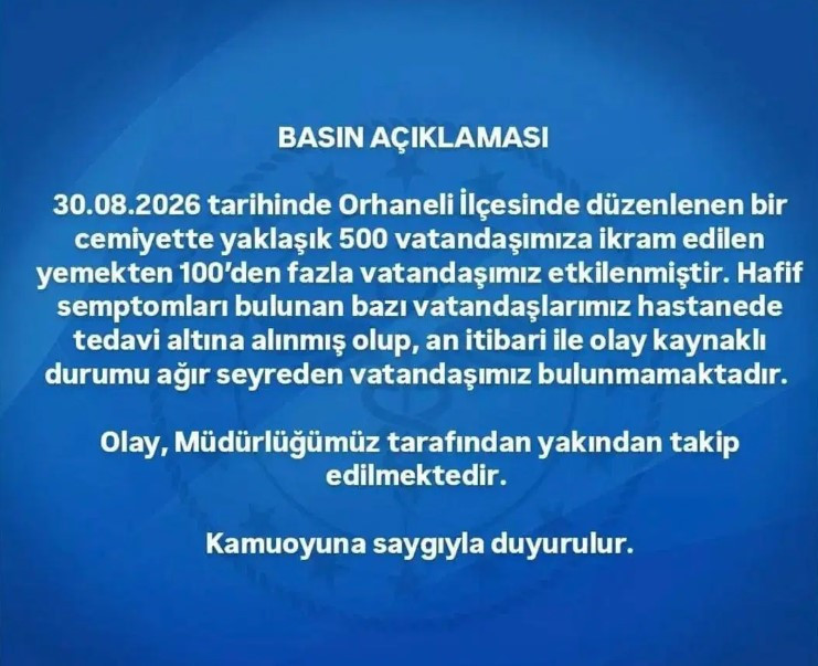 Düğün yemeği yüzlerce kişiyi hastanelik etti: Bakanlıktan ilk açıklama - Resim : 1