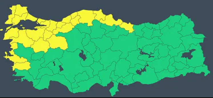 İstanbul dahil 24 kenti fırtına vuracak: Meteoroloji sarı kodla uyardı - Resim : 5