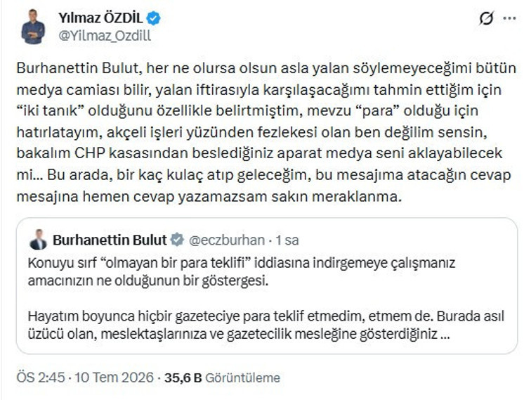 Yılmaz Özdil ve Burhanettin Bulut arasında 'kiralık gazeteci' tartışması - Resim : 4