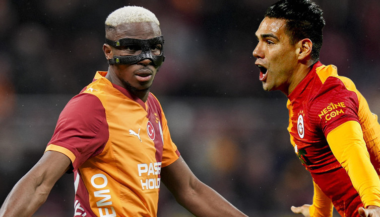 Galatasaray Osimhen 7'de 7 yaparak Falcao'yu yakaladı