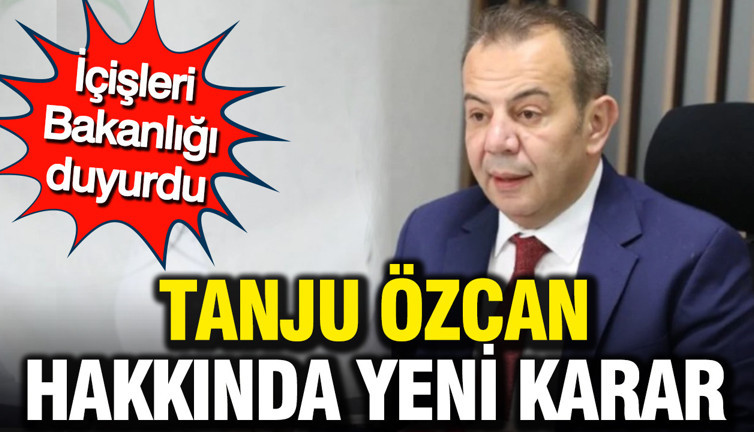 Bolu Belediye Başkanı Tanju Özcan görevden uzaklaştırıldı
