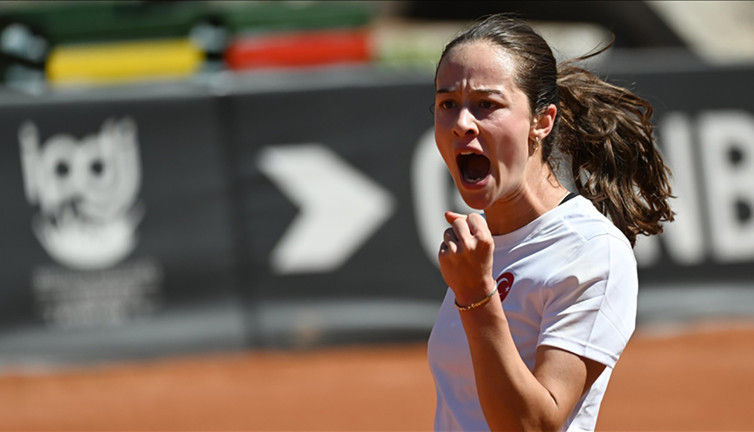 Milli Tenisçi Zeynep Sönmez, Indian Wells'te ikinci tura yükseldi