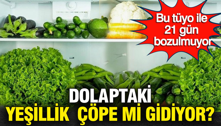 Pazardan getirir getirmez soluyor mu: İşte yeşillikleri 3 hafta yemyeşil saklamanın sırrı