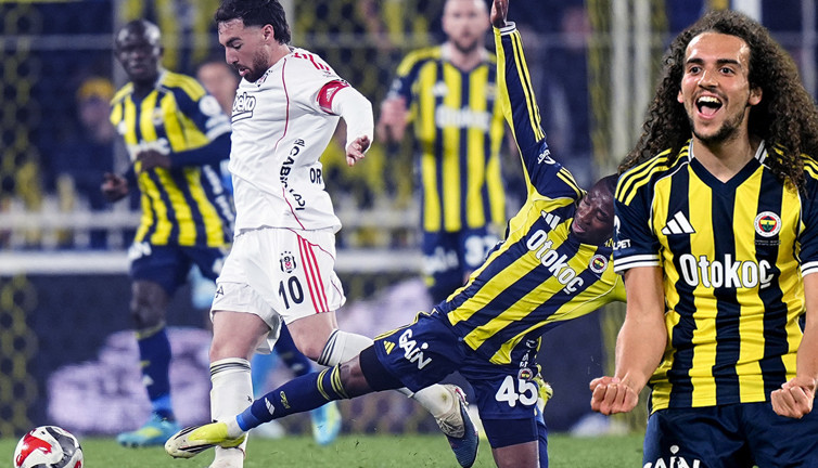 Fenerbahçe Beşiktaş'ı 90+11'de Kerem Aktürkoğlu'nun golüyle mağlup etti