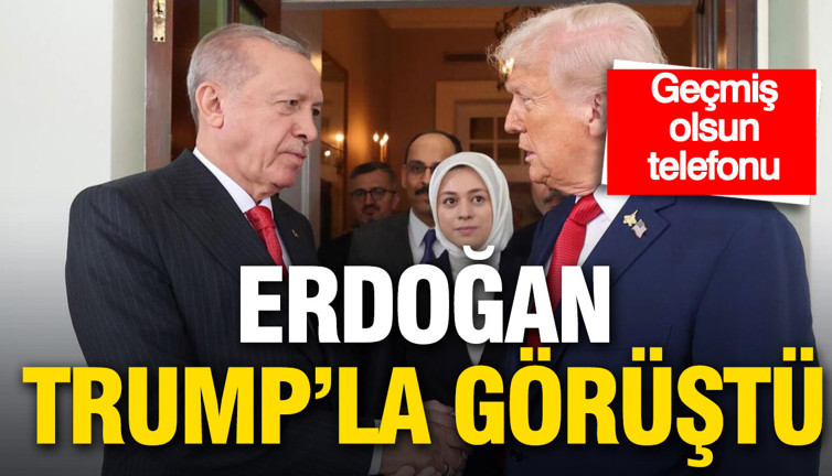 Erdoğan’dan Trump’a geçmiş olsun telefonu