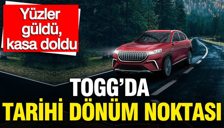 TOGG'da bir ilk: Yüzler güldü, kasa doldu