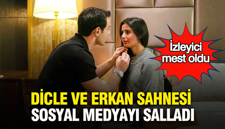 Dicle ve Erkan sahnesi sosyal medyayı salladı: İzleyici mest oldu