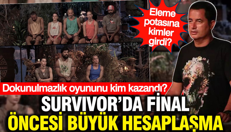 Survivor’da final öncesi büyük hesaplaşma: Dokunulmazlık oyununu kim kazandı? Eleme potasına kimler girdi?