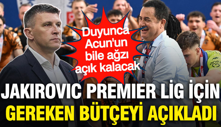 Jakirovic Hull City'e Premier Lig'de kalmak için gereken transfer bütçesini açıkladı