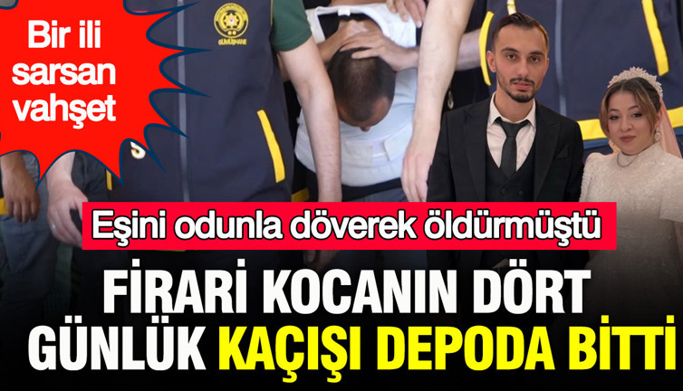 Gümüşhane’yi sarsan vahşet: Firari kocanın dört günlük kaçışı depoda bitti. Eşini odunla döverek öldürmüştü