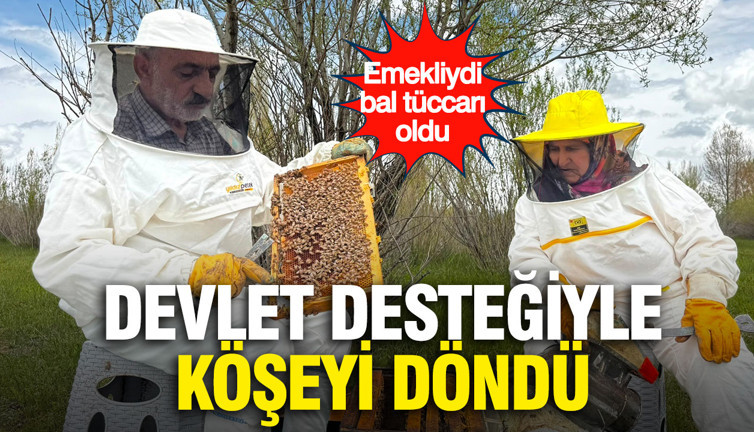 Devlet desteğiyle köşeyi döndü: Emekliydi, bal tüccarı oldu