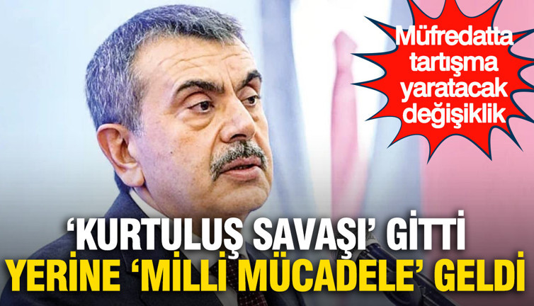 Müfredatta tartışma yaratacak değişiklik: "Kurtuluş Savaşı" yerine "Milli Mücadele"