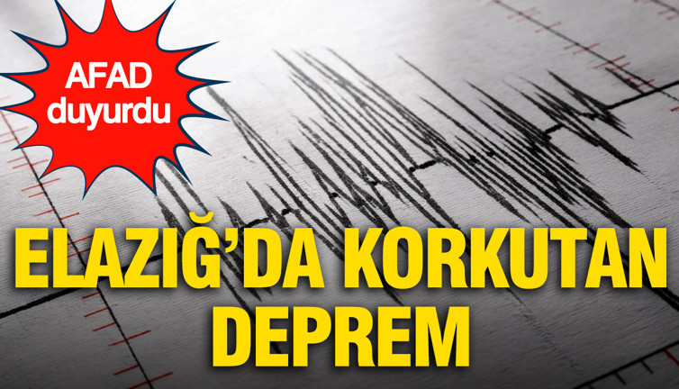AFAD duyurdu: Elazığ'da deprem (16 Temmuz 2026)