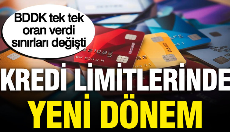 Kredi limitlerinde yeni dönem: BDDK tek tek oran verdi, sınırları değişti