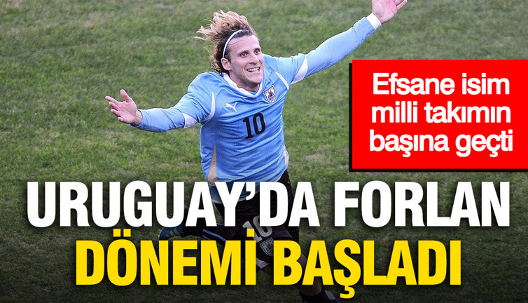 Uruguay'da Forlan dönemi: Efsane isim milli takımın başına geçti