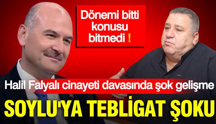 Halil Falyalı cinayeti davasında Soylu'ya rüşvet suçlamasında yeni gelişme: Tanık olarak dinlenecek