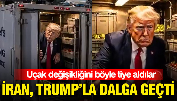 İran, Trump'la dalga geçti: Uçak değişikliğini böyle tiye aldı
